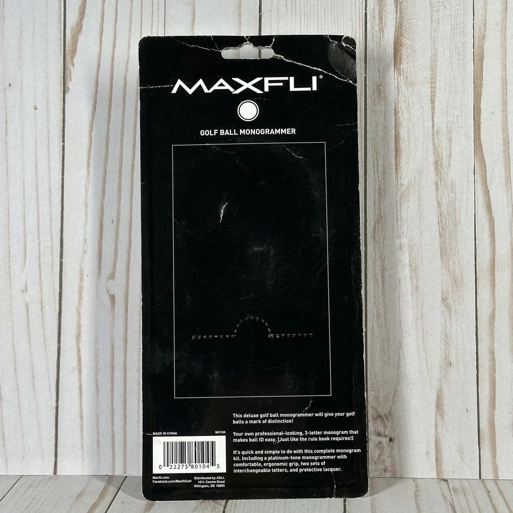 Maxfli golf ball
